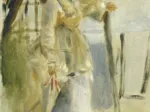 Auguste Renoir: Woman by a Fence, 1866