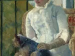 Mary Cassatt: Young Girl at a Window, 1883-1884