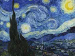 Vincent Van Gogh - Sternennacht, 1889