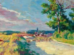Maximilien Luce - Landschaft bei Méréville, 1905