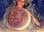 Néon Puzzle - Josephine Wall - Mondgöttin