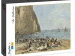 Eugène Boudin: Washerwomen on the Beach of Etretat, 1894