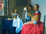 Vermeer - The Girl with the Wine Glass, 1659