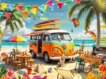 Campervan am Strand