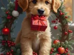 Der Welpe des Weihnachtsmanns