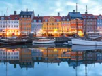 Nyhavn bei Sonnenuntergang - Kopenhagen