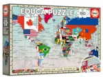 XXL Teile - GeoPuzzles - Flags of the World