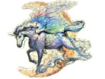 Wooden Puzzle - The Flying Unicorn