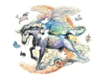 Wooden Puzzle - The Flying Unicorn