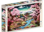 Ein japanischer Tempel im Frühling