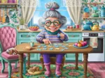Puzzle-Party bei Oma