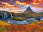 Kirkjufellsfoss-Wasserfall - Island