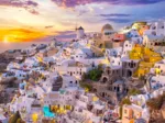 Sunset over Santorini