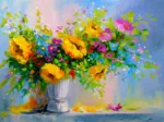 Bouquet with Yellow Flowers