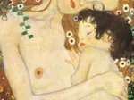 Gustav Klimt: Die drei Lebensalter (Detail)