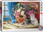 Puzzelnde Katzen