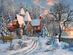 Dominic Davison: Landhaus zu Weihnachten