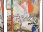 Marc Chagall - Paris aus dem Fenster (Detail)