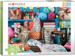 Connecting Pieces - Kittens in the Sewing Room