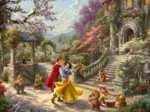 Thomas Kinkade, Disney, Schneewittchen - Tanz mit dem Prinzen