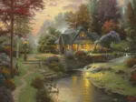 Thomas Kinkade: Friedliche Abendstimmung
