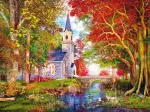 Kapelle im Herbstzauber