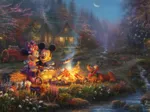 Disney - Mickey & Minnie Süße Liebe am Lagerfeuer - Eco-Friendly