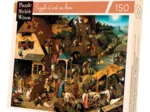 Handgeschnittenes Holzpuzzle - Flemish Proverbs