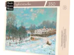 Handgeschnittenes Holzpuzzle - Rue De Louveciennes Enneigée, Alfred Sisley