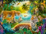 Tiger in der Oase