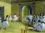 Edgar Degas - Das Tanzfoyer in der Oper
