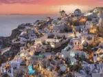 Schattierungen Von Santorini