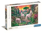 Einhorn im klassischen Garten