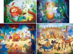Es war einmal - 4 Progressive Puzzles (20/60/100/180 Teile)