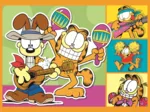 4 Puzzles - Garfield Loves Lasagna