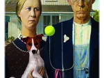 American Gothic: Dog Edition